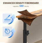 2 Pack Behind Couch Table with Charging Station, 78.8" Long Narrow Sofa Table, 8-Level Adjustable Height (23.6"-33.5"), Slim Side Table with USB-C & Outlets for Living Room, Rustic Brown