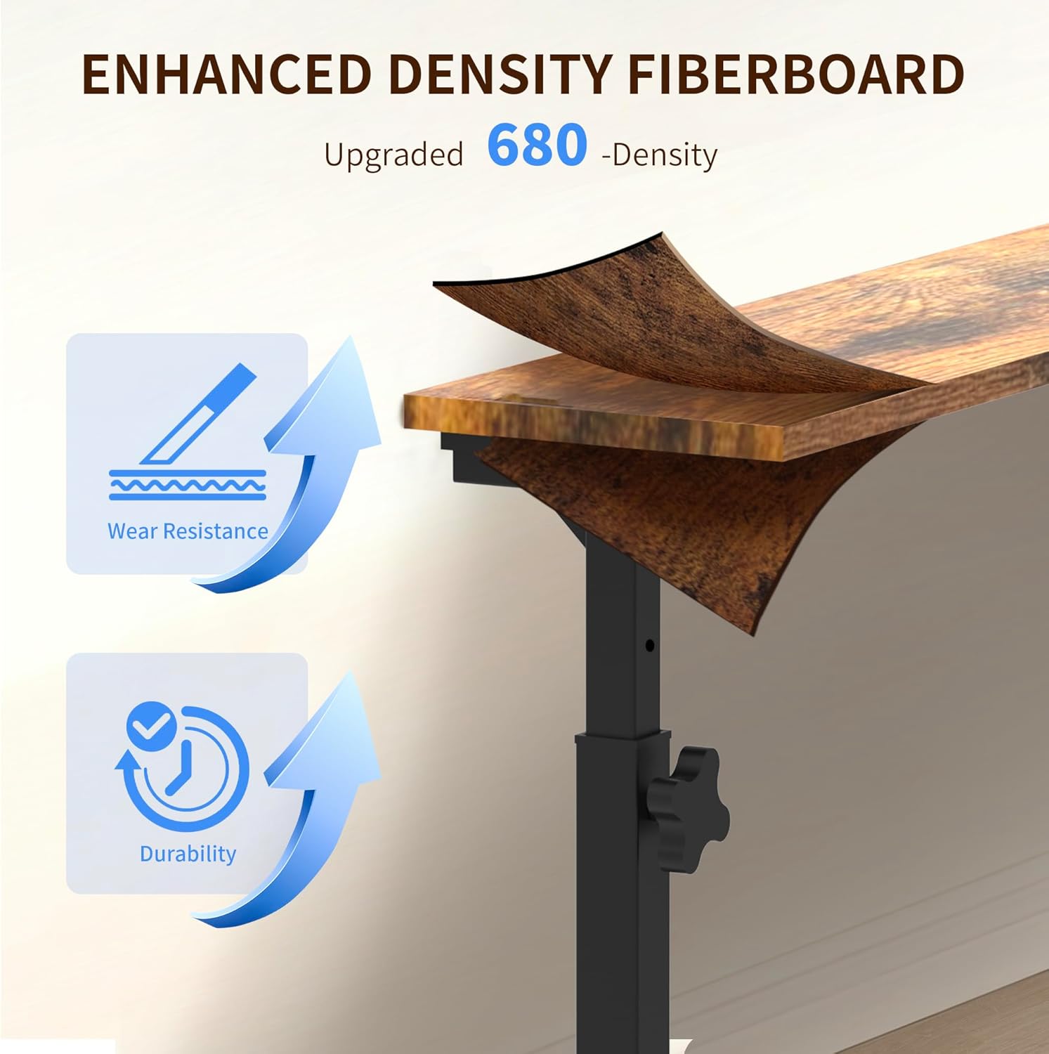 2 Pack Behind Couch Table with Charging Station, 78.8" Long Narrow Sofa Table, 8-Level Adjustable Height (23.6"-33.5"), Slim Side Table with USB-C & Outlets for Living Room, Rustic Brown