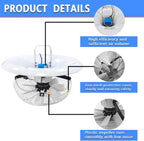 Vertical Ventilation Airflow Fan - Greenhouse Axial Circulation VF500-FloFan 120 Volt