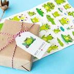 Frog Stickers Summer Spring Happy Honey Frog Decal Sticker 760 Counts Party Cute Gifts Goodie Bags Decor School Reward Birthday Party Favors Water Bottle Sticker Laptop Invitation Decor