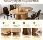 Extendable Wooden Dining Table with 4 Chairs for Small Space | extendable table，wooden dining table，dining table small space(black)