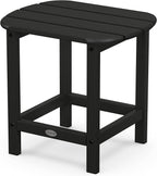 POLYWOOD SBT18BL South Beach 18" Outdoor Side Table, Black
