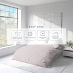 Kotton Culture 120"x98" 1 Pc Oversized King Duvet Cover Only 100% Egyptian Cotton - 600 TC Comforter Cover, Zipper Closure & Corner Ties - Fits Large King Inserts (Oversized King, Light Grey)