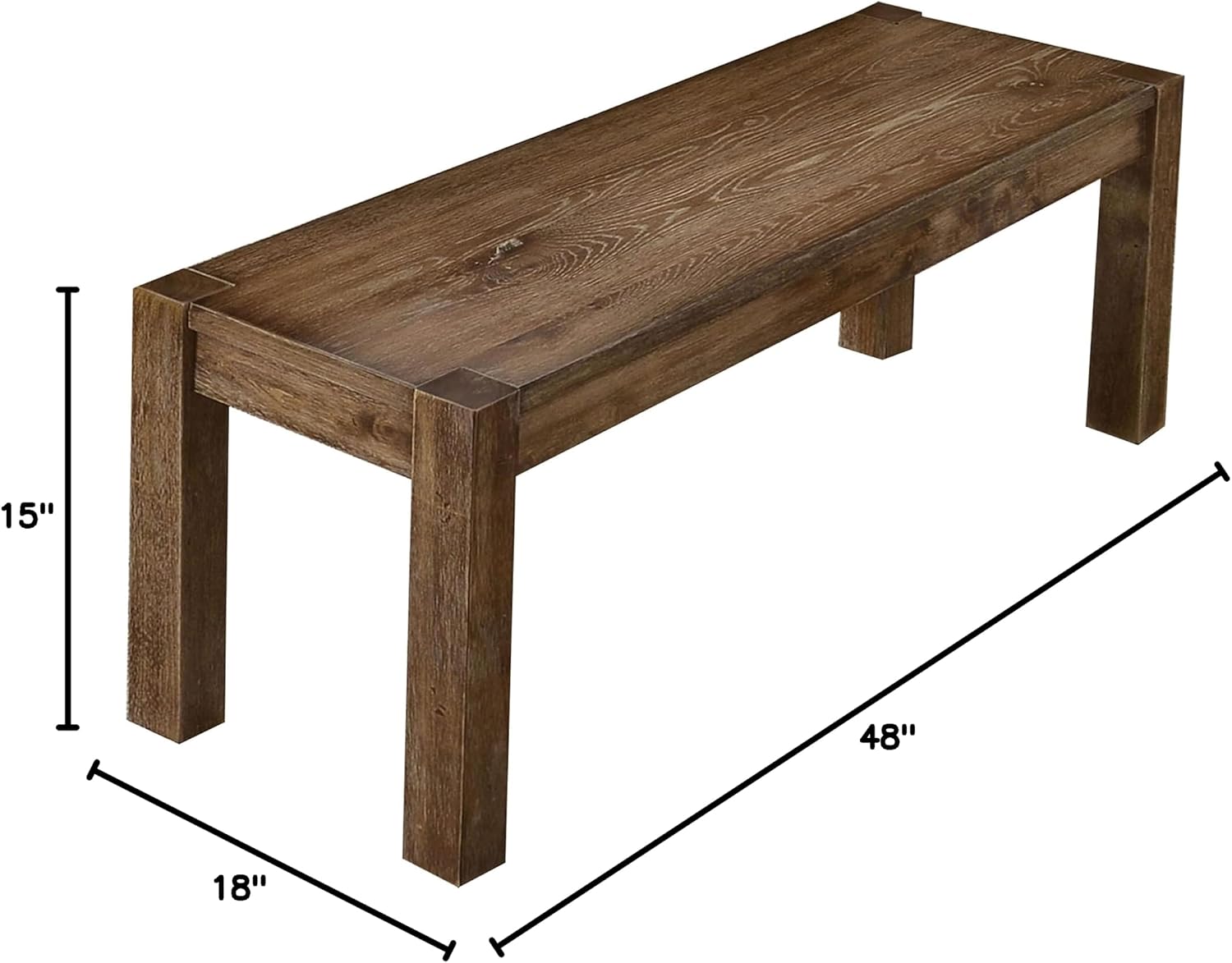 Best Master Furniture JANETDB, Driftwood
