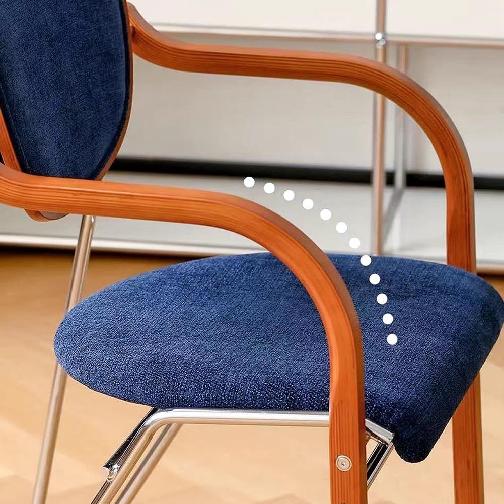 Etlegor Advanced Vintage Casual Chair, Mid Century Modern Chairs for Dining Room Rattan Chair Solid Wood Armchairs Study Room, Office Clubs Leisure Chair Fully-Assembled(Beige)