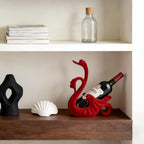 XINXUAN Swan Couple Wine Bottle Holder Countertop, Gifts for Women | Wine Lovers, Decor for Kitchen, Wine Gifts for Women, Ornament Display Stand
