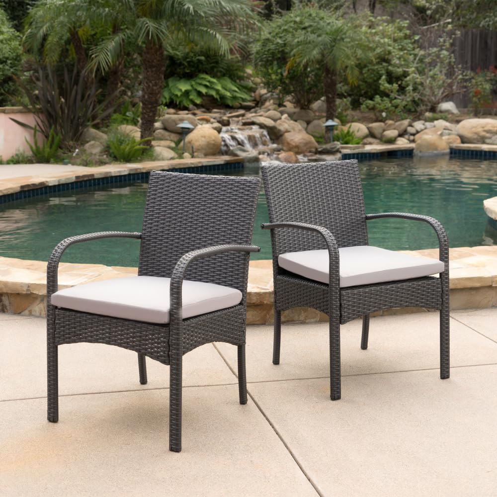 free-space KD disassembly and Assembly PE Imitation Rattan Dining Chair