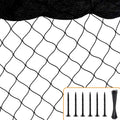Bird Netting for Chicken Coop, 25'x50' with 2.4" Square Mesh Poultry Netting Heavy Duty Nylon Nettings for Garden, Aviary Net Fruit Tree Nettings