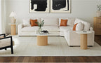 Picket House Furnishings Sutton 3PC Occasional Table Set with White/Natural