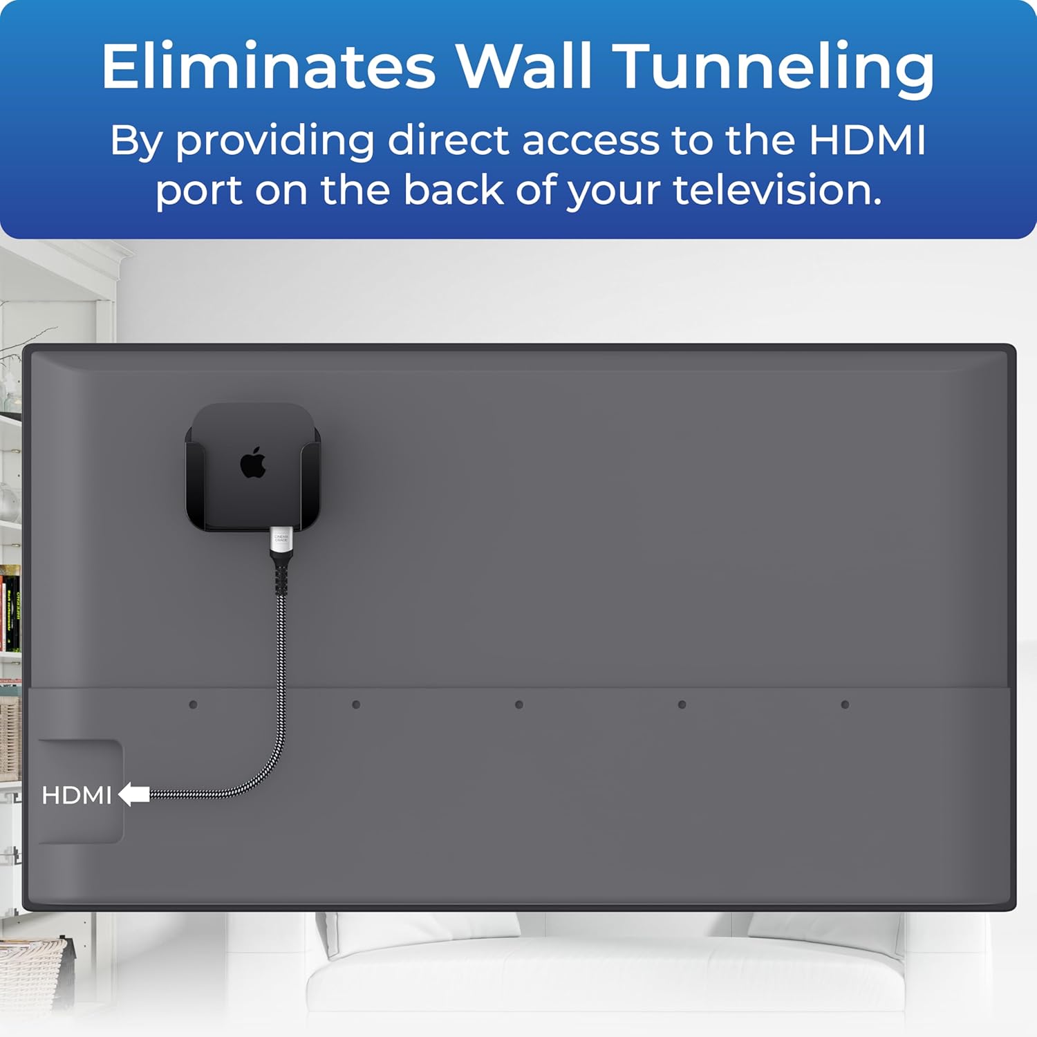 ReliaMount Universal Mount for Apple TV - Compatible with Every Apple TV | Designed in USA – Easy Apple TV Installation