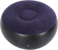 Inflatable Ottoman, Portable Outdoor Camping Chair Sofa Inflatable Flocking Stool Footrest, Flexible Foot Stools for Car, Living Room, Office, Patios or Small Apartment