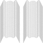 70 Pieces Stainless Steel Greenhouse Panel Clips Greenhouse Glazing Clips Wire Clip Thick Gauge Wire W Type Clip Stability High Tensile for Harbor Freight 2.95 inch/7.5cm