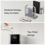 Dreo 8L Smart Humidifiers for Bedroom 600ft², 80H Runtime Warm&Cool Supersized Mist Humidifier for Large Room Indoor, Quiet Whole House humidifier for Baby, Plants, with Alexa/Google, Starlight,HM717S