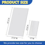 Polycarbonate Greenhouse Panels, Twin-Wall Polycarbonates Sheet, Clear Polycarbonate Panels for Greenhouse,Outdoor Garden, Plant Stand Roof (47.2''H x 23.6''W x 0.24''T, 14)