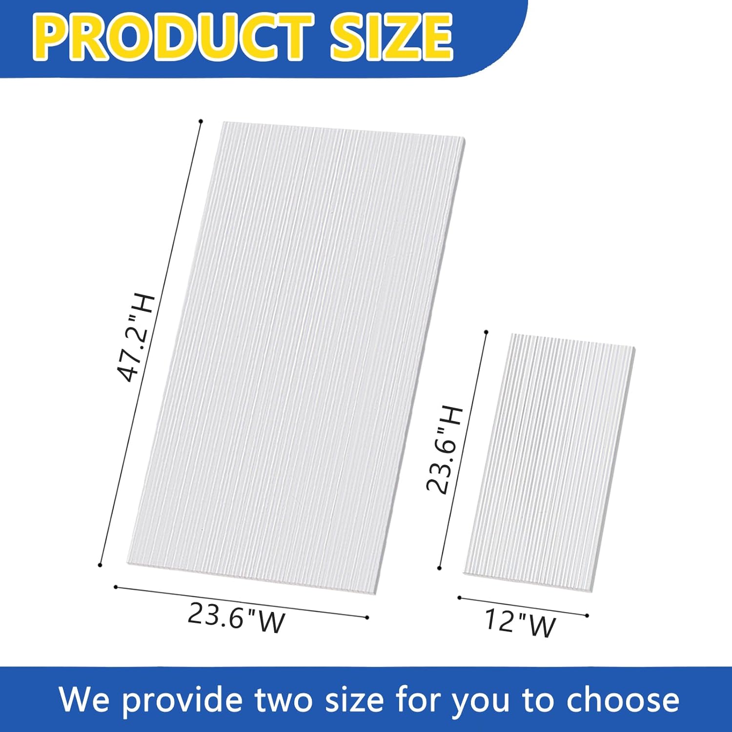Polycarbonate Greenhouse Panels, Twin-Wall Polycarbonates Sheet, Clear Polycarbonate Panels for Greenhouse,Outdoor Garden, Plant Stand Roof (47.2''H x 23.6''W x 0.24''T, 14)