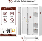71" Tall Metal Kitchen Pantry Cabinet, Storage Cabinet with Doors | Kitchen Cabinet with 4 Adjustable Shelves, Food Pantry Cabinet, Cupboard for Kitchen,Dining Room, Living Room, Office, School