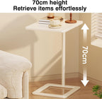 Bedside/Sofa Side Table: Floor-Standing Storage Unit, Compact Tea Table, Bedside Laptop Desk, Ultra-Narrow Square Table, Mini Side Table