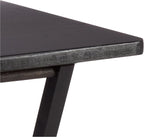 Amazon Basics Portable Foldable TV Tray Table with Storage Rack, Space-Saving Design, 15" x 19" x 26", Black, 4-Pack