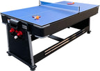RACK Triad 7-Foot 3-in-1 Multi-Game Swivel Table - Billiards/Pool, Table Tennis & Air Hockey