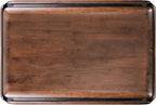 Furniture of America Nazaen Modern 2-Piece Coffee Table Set, Rich Walnut | Solid Wood 48-inch Coffee Table and 25-inch End Table with Drawers and Splayed Legs for Living Room, Home Office