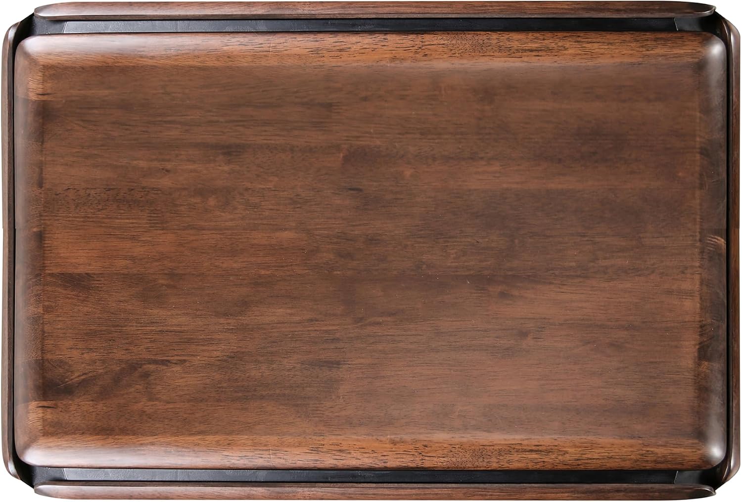 Furniture of America Nazaen Modern 2-Piece Coffee Table Set, Rich Walnut | Solid Wood 48-inch Coffee Table and 25-inch End Table with Drawers and Splayed Legs for Living Room, Home Office