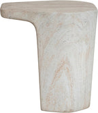 Bloomingville Lightweight Eco Stone Indoor/Outdoor Table, Travertine Finish, Natural
