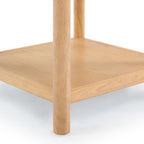SAFAVIEH Couture Collection Jaylessa Natural 1-Drawer Nightstand Accent End Table