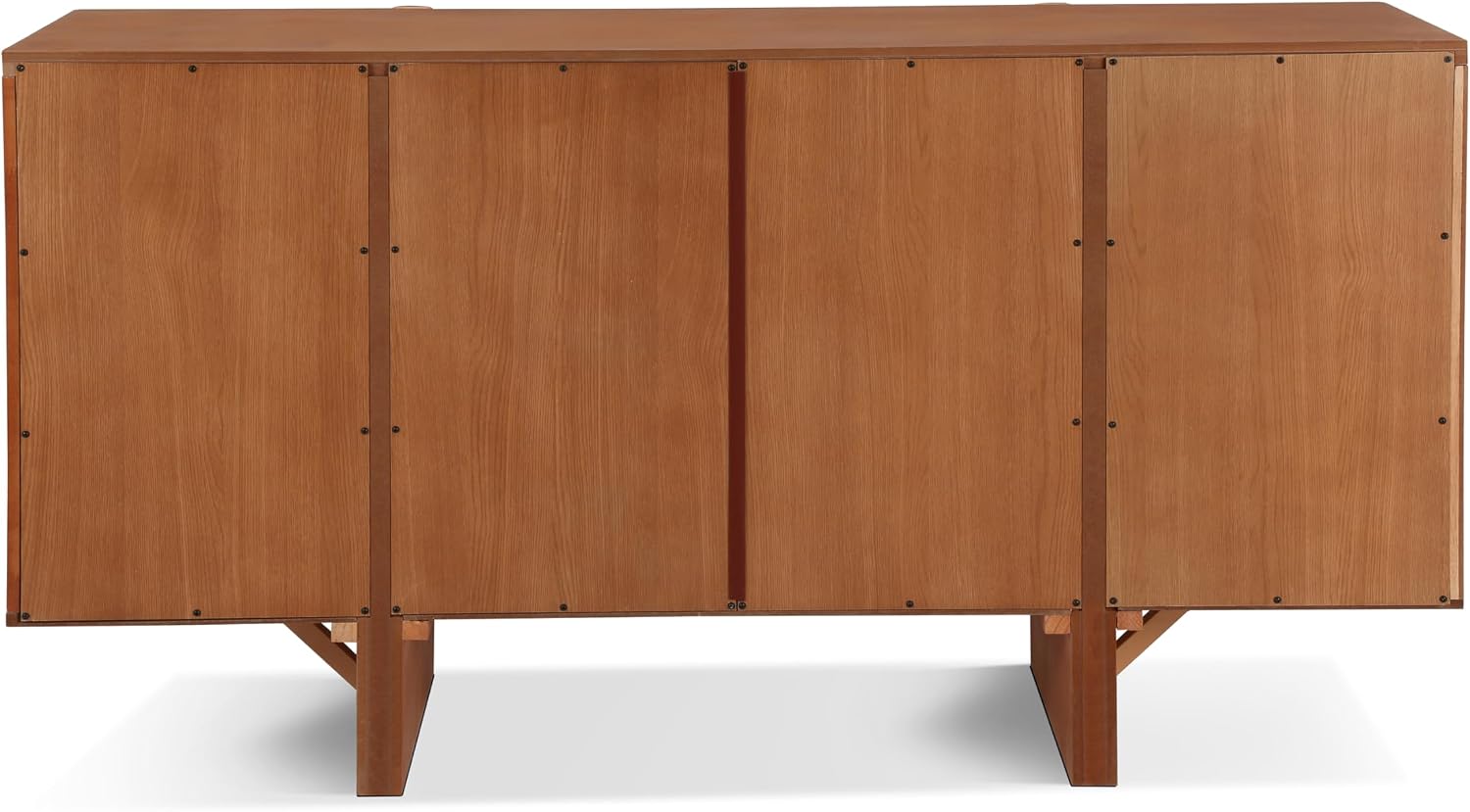 Merax Modern Sideboard Buffet Cabinet,55.0" Wide Elegant Entryway Table for Hallway Entryway Living Room Dining Room,Natural