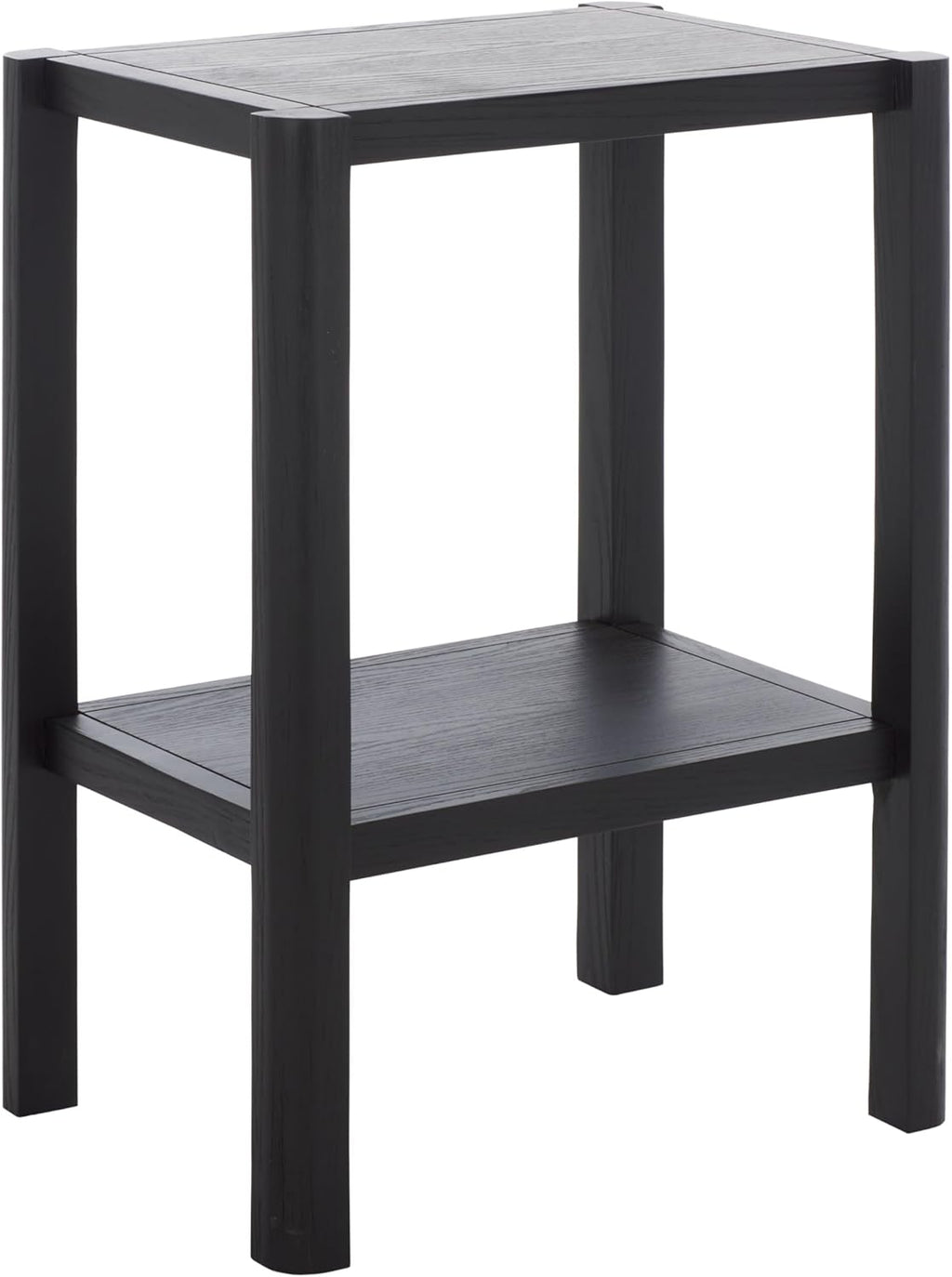 SAFAVIEH Home Collection - Hendro Accent Table, Black Rectangular Side Table with 1 Shelf, Fully Assembled (ACC2401B)
