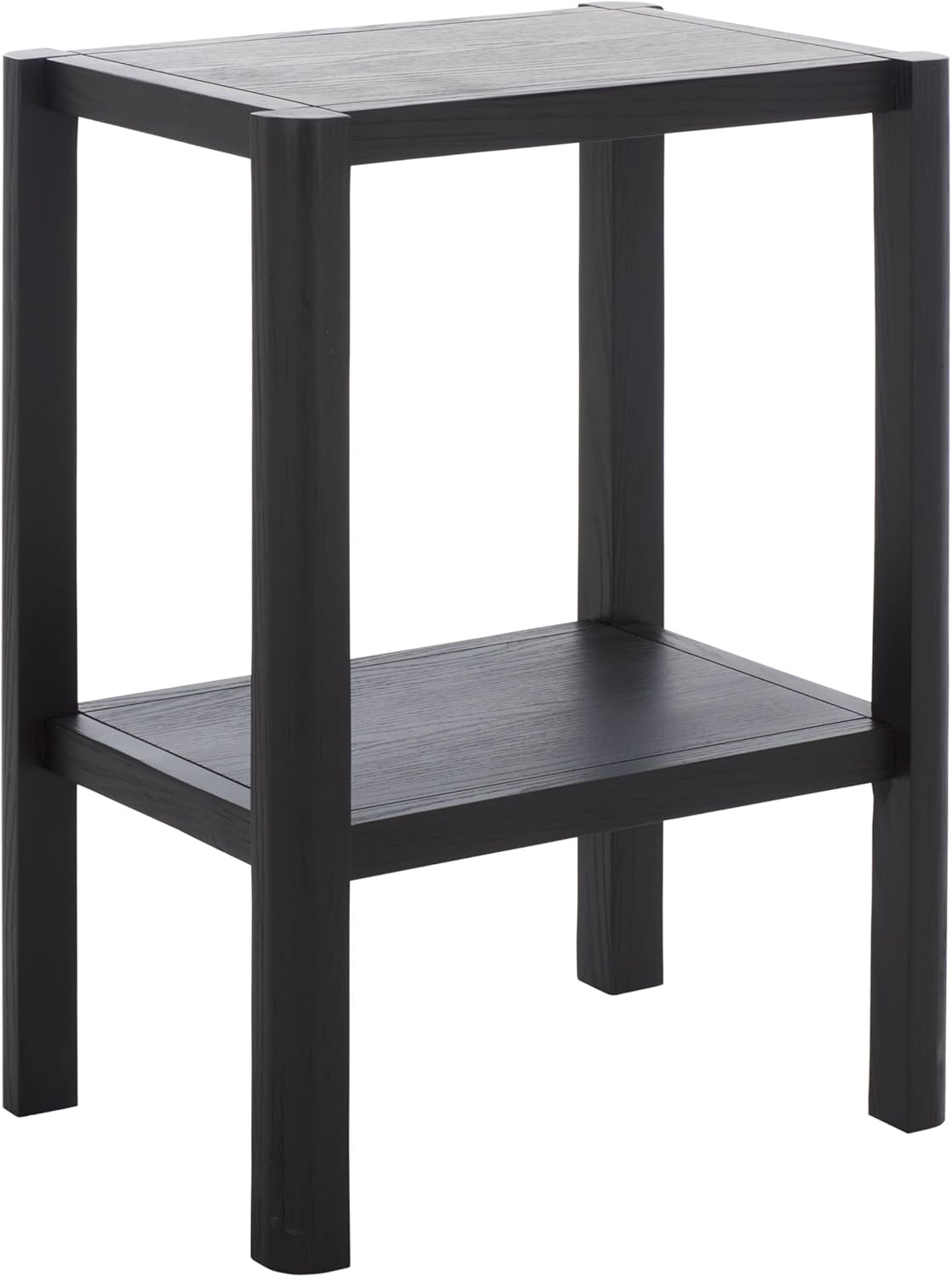SAFAVIEH Home Collection - Hendro Accent Table, Black Rectangular Side Table with 1 Shelf, Fully Assembled (ACC2401B)