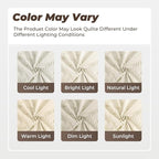 Extra Long Cream Shower Curtain Boho Farmhouse Shower Curtain 72 x 78 Tufted Chevron Textured Striped Minimalist Shower Curtains