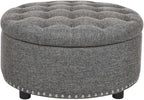 Tufted Storage Ottoman