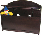 Lipper International Child's Toy Chest, 33.25" W x 17.75" D x 24.5" H, Espresso Finish