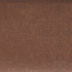 SIMPLIHOME Avalon Coffee Table Storage Ottoman - 35 inch Wide Upholstered Vegan Leather Square Storage Ottoman in Distressed Pecan Brown, Contemporary Ottoman for Living Room with Serving Trays
