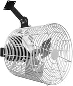 Greenhouse Air Circulation 1/10 HP 115V Ceiling Wall Mount Fan 1470CFM High Speed Circulation Fan for Greenhouse, Warehouse, Patio, Garage