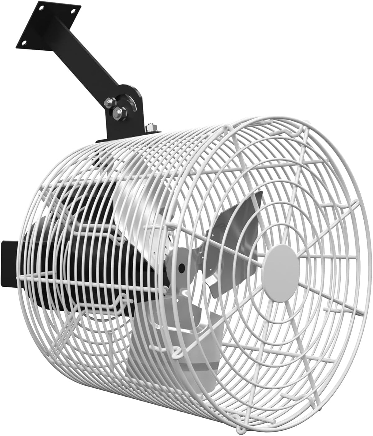 Greenhouse Air Circulation 1/10 HP 115V Ceiling Wall Mount Fan 1470CFM High Speed Circulation Fan for Greenhouse, Warehouse, Patio, Garage