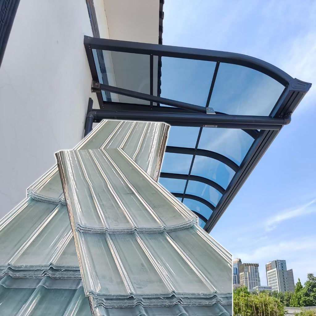 Plastic Roof Panels,Translucent Greenhouse Panel,Daylighting Roof Panels,Sturdy Panel,Cuts Easily,for Patio Garden Balcony etc.(39.37x70.86in)