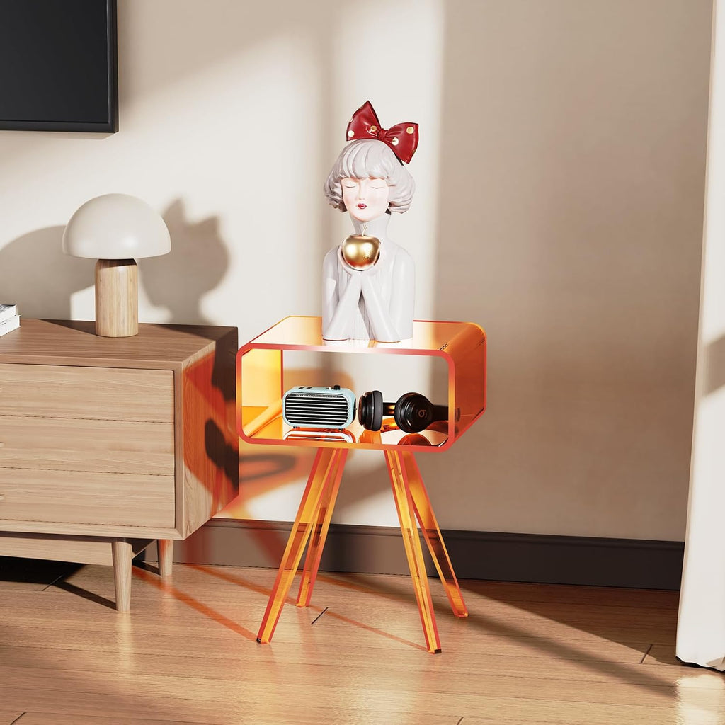 Bundle: Acrylic Side Table + Acrylic Side Table