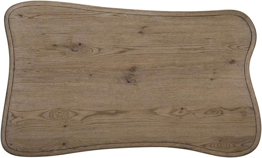 Oak Nesting Cocktail Table with Solid Wood and MDF Construction | Two-piece nesting design for flexible layout options