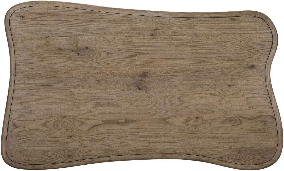 Oak Nesting Cocktail Table with Solid Wood and MDF Construction | Two-piece nesting design for flexible layout options