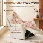 AIRSKY Genuine Leather Recliner Chair for Adults