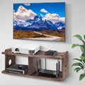 Floating Shelves Projector Shelf Rack PlayStation Wall Mount Holder TV Stand WiFi Router Storage Box Modem Cable Box Cover Hider TV Shelf for Xbox DVD Players Games Consoles TV