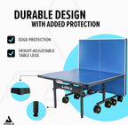 JOOLA NOVA Outdoor Ping Pong Table with Waterproof Table Tennis Net Set - Quick Assembly - All Weather Aluminum Composite Surface - Tournament Quality - Indoor & Outdoor Compatible