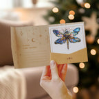 Boho Dragonfly Acrylic Suncatcher Stained Glass Effect Window Car Hanging Christmas Ornament Indoor Outdoor Decor Garden Sun Catcher Panel for Dragonfly Lover for Women Mom Grandma