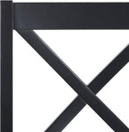 SAFAVIEH Home Collection Akash Farmhouse Black Dining Chair Set of 2