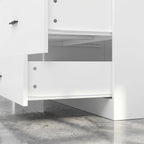 63" Wide Kitchen Pantry, 2-Piece Modern Storage Cabinet with 6 Doors and 3 Drawers, Food Pantry Cabinets with 3 Adjustable Shelves, Wall Mounted Cupboard and Base Cabinet for Kitchen, White