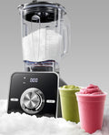 Home Blender, 1400W High-Speed Blender for Ice Crushing Power, Stainless Steel Blades, Kitchen Timer, 10 Speeds, 6 Programs for Smoothies, Frozen Drinks, Self-Cleaning, 64oz Bulk Production
