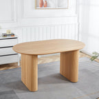 59"-90" Extendable Oval Dining Room Table for 6 to 10 Modern Farmhouse Expandable Kitchen Dining Table with Removable Leaf & Wood Strip Base Large Wood Dinner Tables for Living Room,Oak