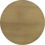 SIMPLIHOME Allegra Metal Table - 16 inch Wide Solid Iron Round Side Table in Antique Brass, Modern Accent End Table for Living Room, Bedroom or Office with Hourglass Silhouette, Assembled