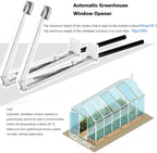 2X Auto Greenhouse Window Opener, Solar Heat Sensitive Auto Vent Opener, Roof Vent Opener Gardening Tools for Sunlight Room Automatic Greenhouse Accessories (Single Spring Up to 15 Lbs)